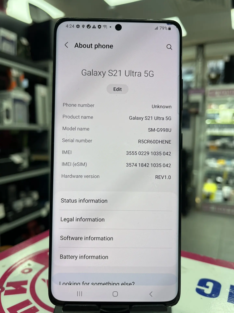 Смартфон Samsung S21 Ultra 12/128