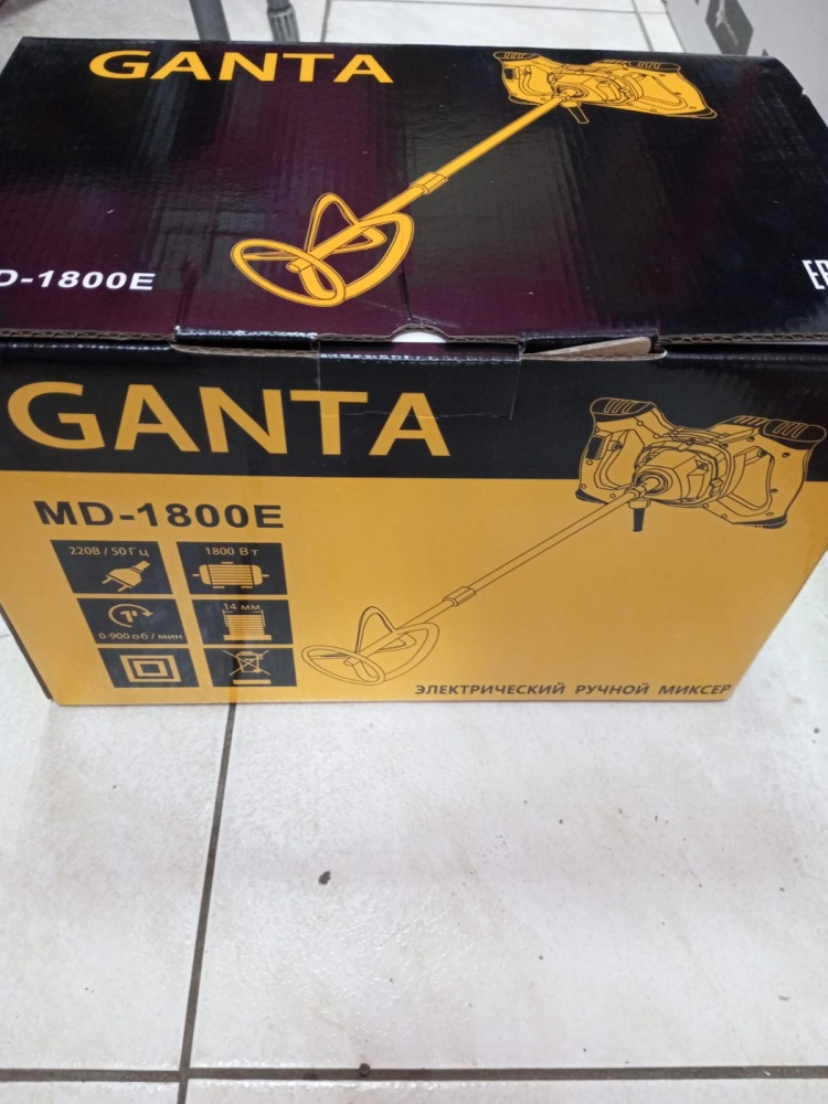 Строительный миксер Ganta md1800d